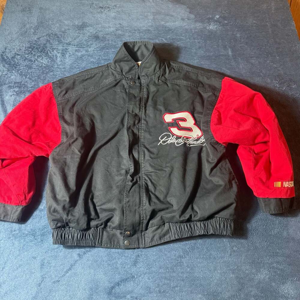 Vintage Dale Earnhardt #3 Competitors View NASCAR Full-Zip Bomber Jacket